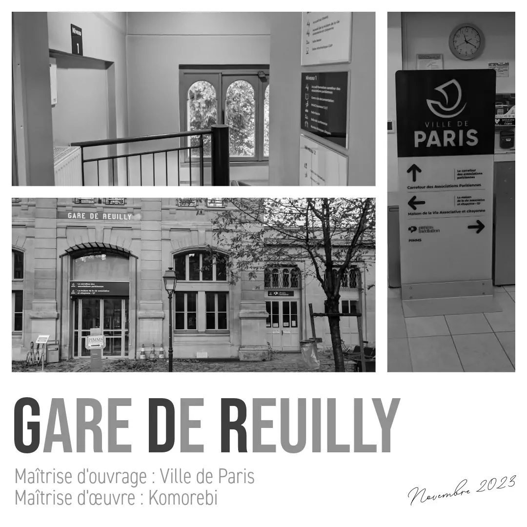 Réalisation Gare de Reuilly Paris